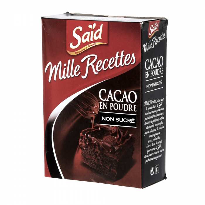 CACAO EN POUDRE NON SUCRE SAID 200g