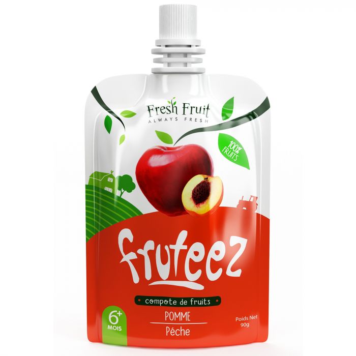 COMPOTE PECHE FRUTEEZ