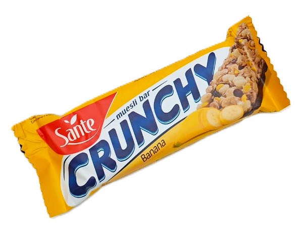 SANTE CRUNCHY MUESLI BAR-40G-BANANA